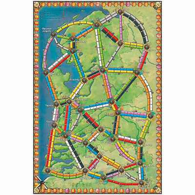 Настольная игра Ticket to Ride Нидерланды дополнение Hobby World 915916 1